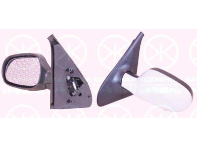 Exterior Mirror, w/primer, for electric mirror adjustment, Convex, Heatable, Right