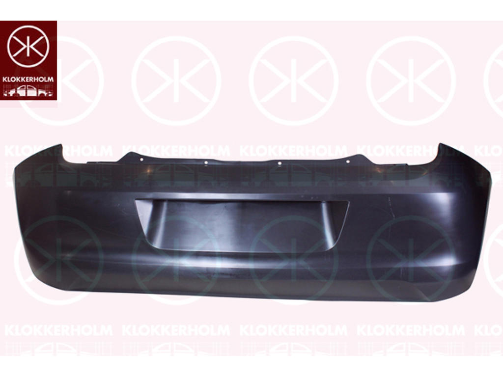 Bumper, Rear, Smooth