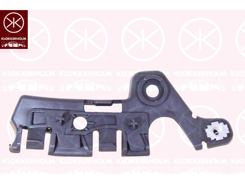 Mounting Bracket, bumper, Plastic, Left Front