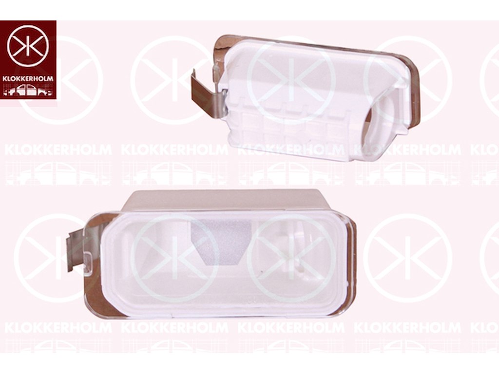Licence Plate Light, without bulb holder, W5W