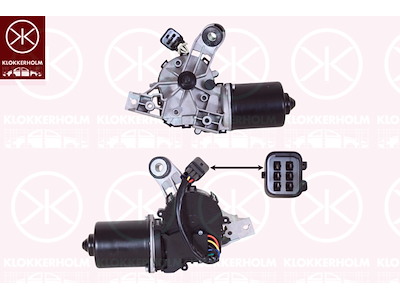 Wiper Motor, Front, Voltage [V]: 12