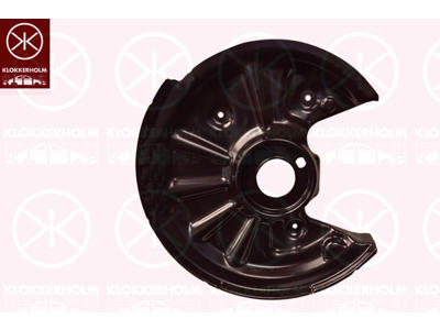 Bromssköld, Bakaxel vänster, 2WD, för bromsskivediameter [mm]: 310