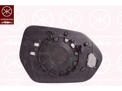 Spiegelglas, buitenspiegel, Links, Te verwarmen, Bol-vormig