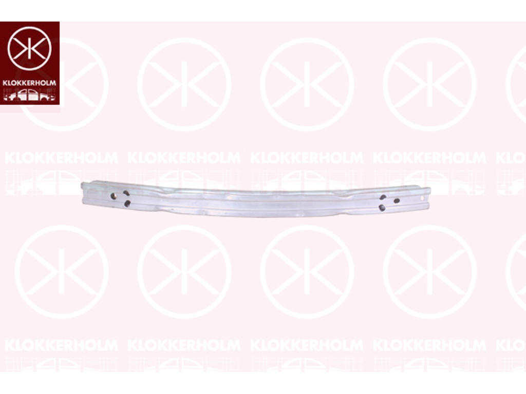Support, bumper, Aluminium, Front