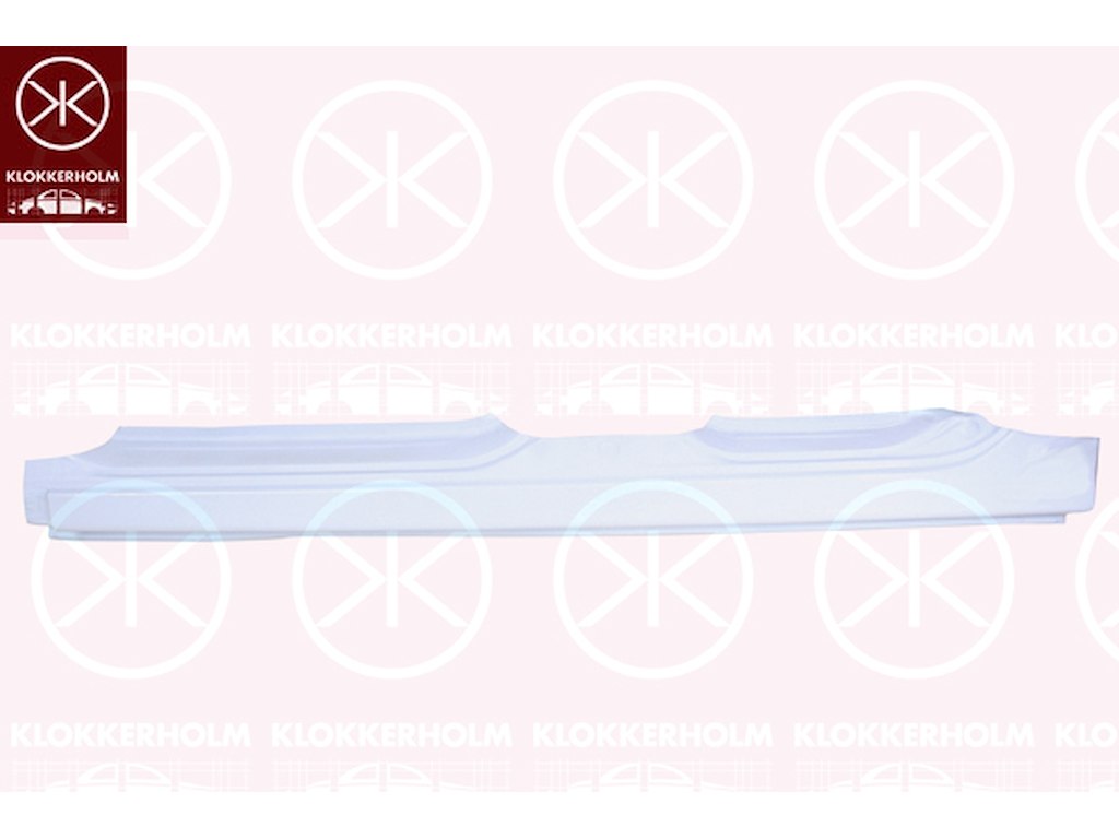 Instegsplåt, 4-drs, Vänster, Ekonomiplåt