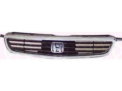 Radiator Grille, chrome/black, with frame