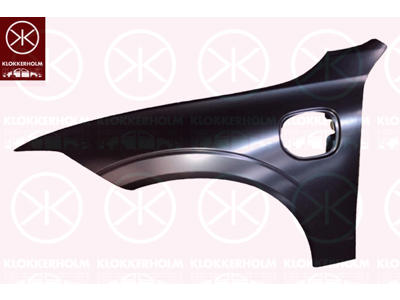 Wing, Aluminium, Left Front, Vehicle Equipment: for vehicles with hybrid drive