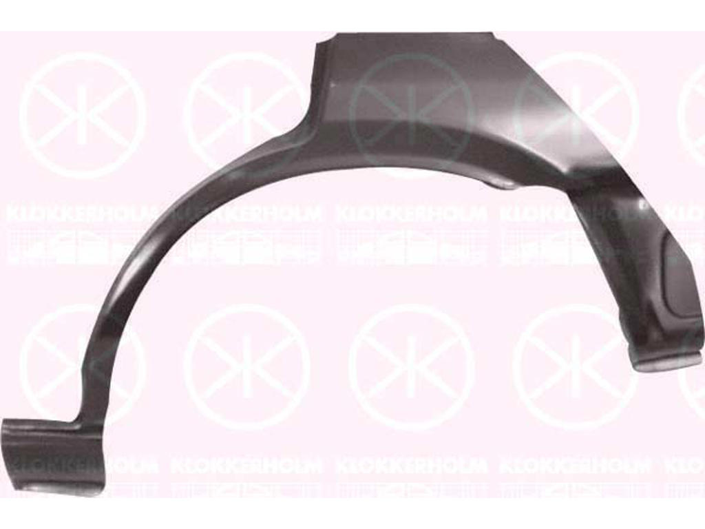 Quarter Panel, Wheel Arch Border, Repair Panel, Left Rear