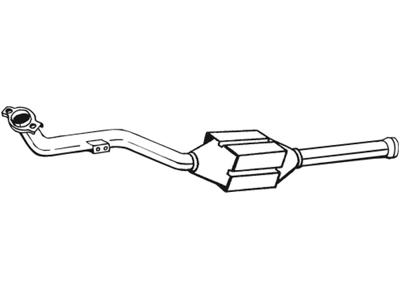 Catalytic Converter, with mounting parts, Emission Standard: Euro 2