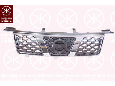 Radiator Grille, chrome, dark grey