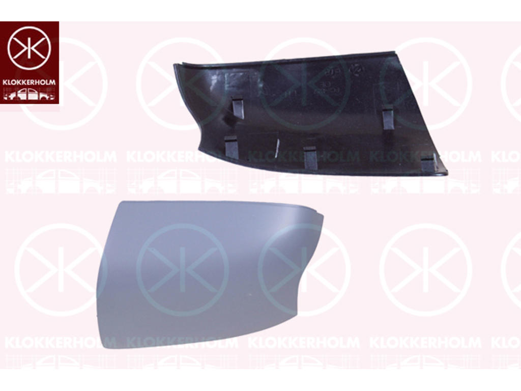 Housing, exterior mirror, w/primer, Left
