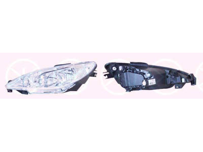 Headlight, H7/H7, for vehicles with headlight levelling, Valeo, Left, Illuminance [lx]: 12.5