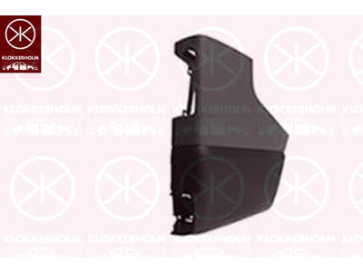 Bumper, w/primer, Right Rear, Corner Panel