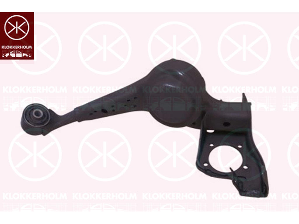 Control/Trailing Arm, wheel suspension, with bush, Rear Axle Left, Trailing Arm, Full Body Section