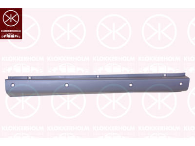 Bumper, Rear, black, with hole(s) for park distance control, Number of bores: 4