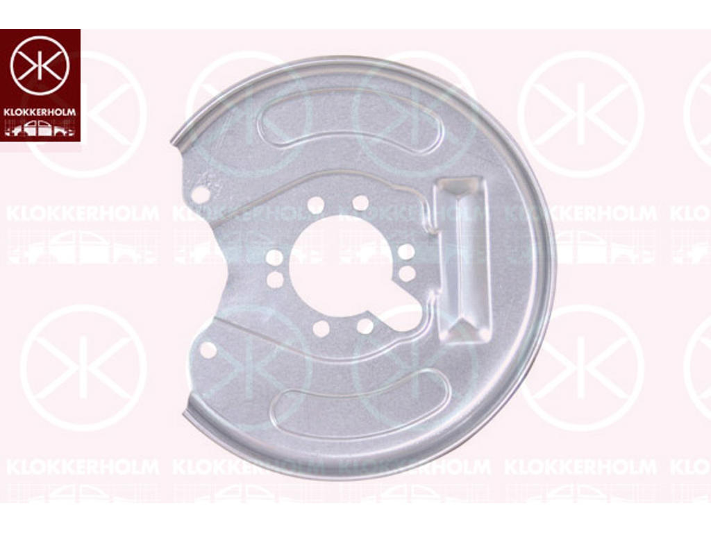 Bromssköld, Bakaxel vänster, Diameter 1/diameter 2 [mm]: 287/70, förzinkad