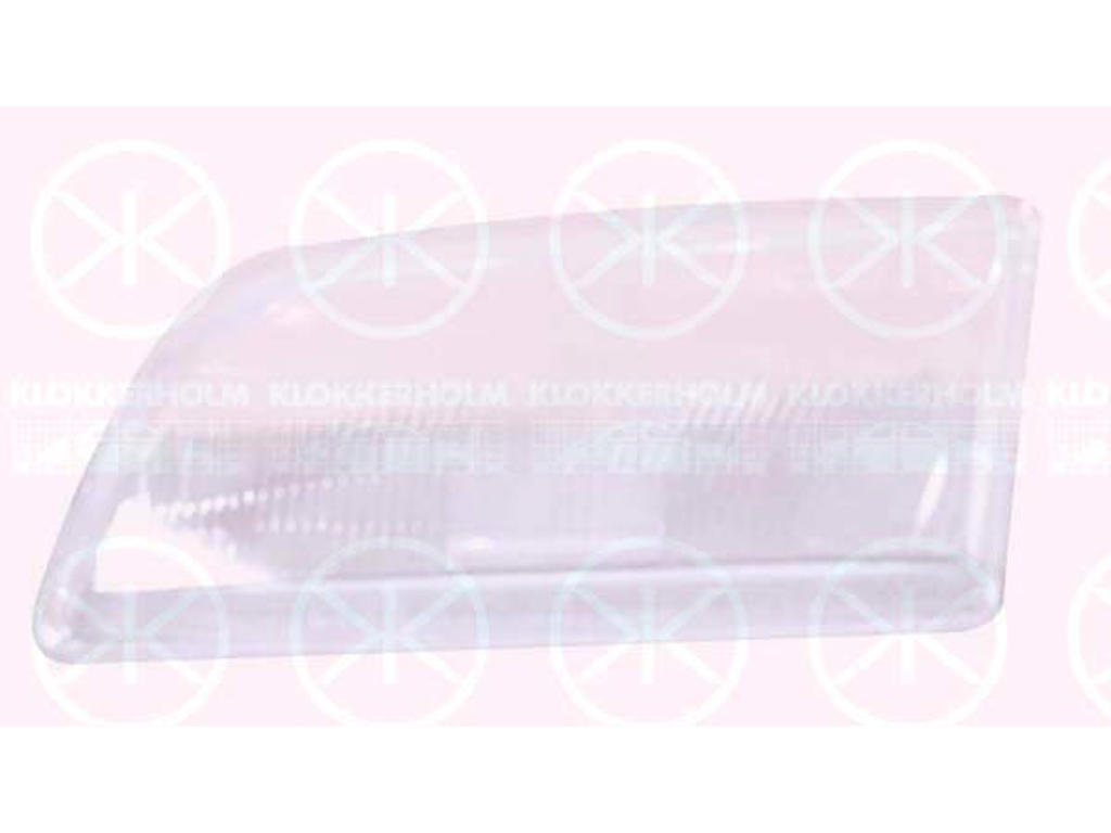 Diffusing Lens, headlight, H4, Left, Illuminance [lx]: 17.5