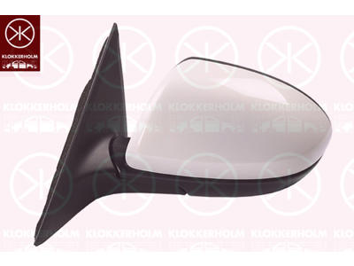 Exterior Mirror, w/primer, for electric mirror adjustment, Aspherical, Heatable, Left