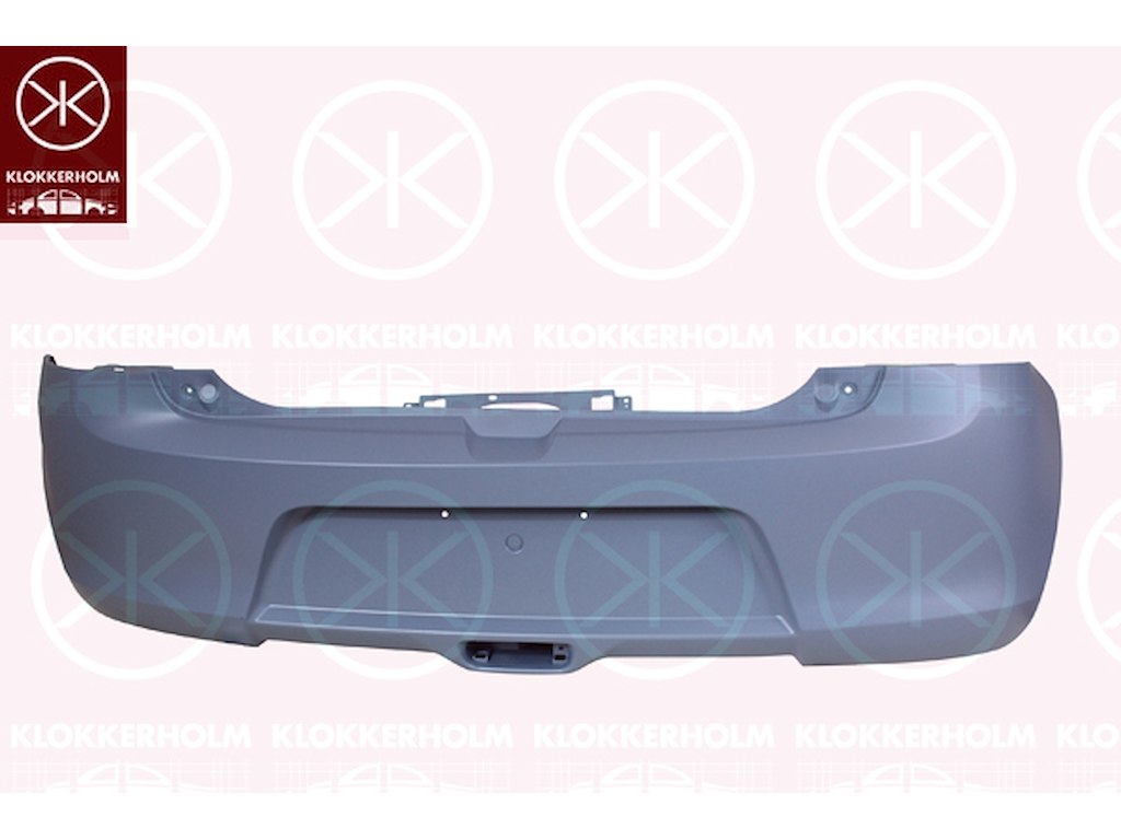 Bumper, w/primer, Rear, not for vehicle equipment line/variant: SPORT, Vehicle Equipment Line/Variant: FACELIFT