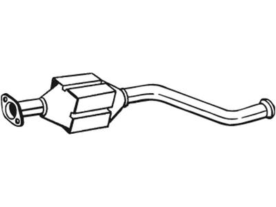 Catalytic Converter, with mounting parts, Emission Standard: Euro 2
