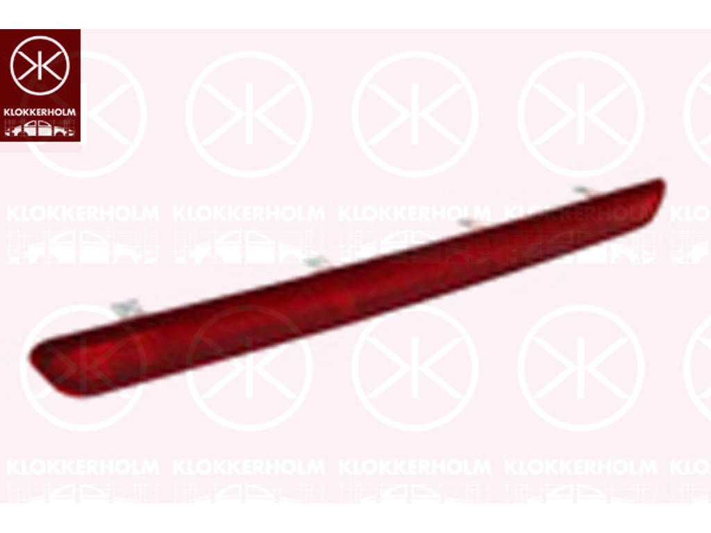 Extra bromsljus, för fordon med baklucka, LED