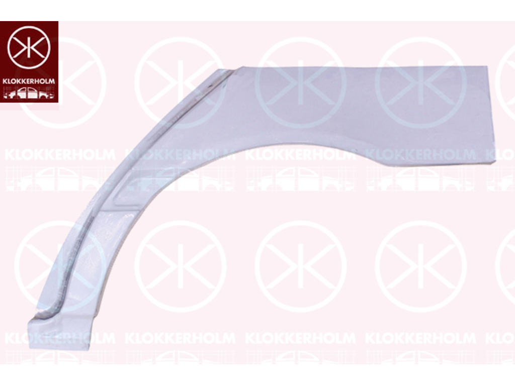 Quarter Panel, Right, Wheel Arch Border, Outer section, Repair Panel