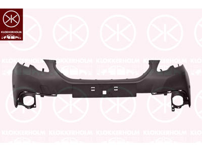 Bumper, Front, with hole(s) for park distance control, Upper section, w/primer