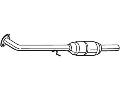 Catalytic Converter, with mounting parts, Emission Standard: Euro 3