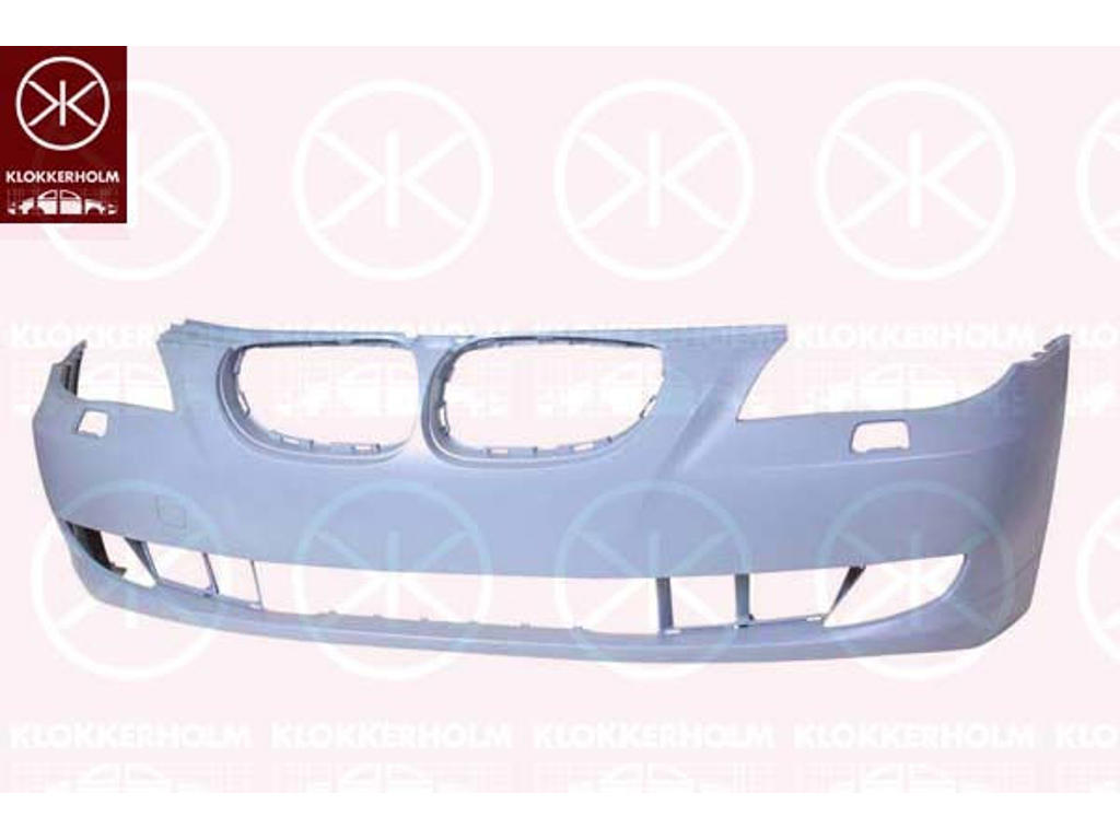 Bumper, w/primer, Front, with hole(s) for washer nozzle