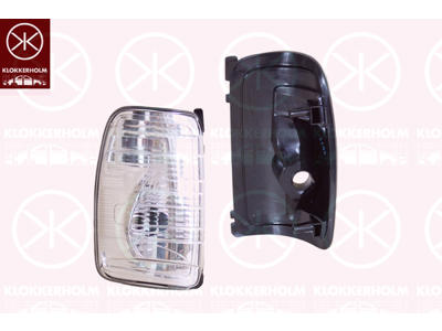 Direction Indicator, Left, white, without bulb holder, WY5W
