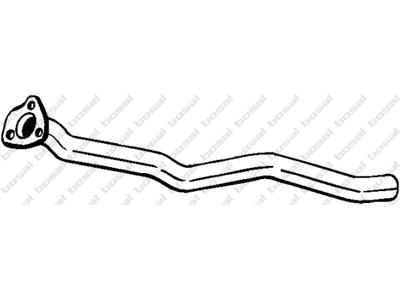 Exhaust Pipe, See accessories list for additionally required parts:  