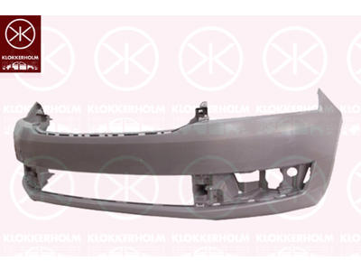 Bumper, Front, for vehicles without headlamp cleaning system, w/primer, Europe