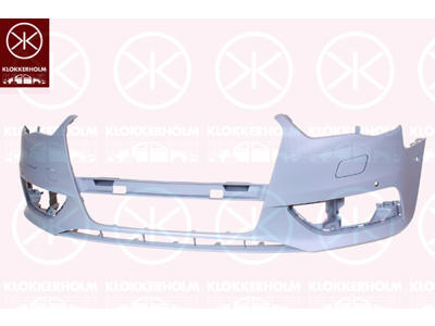 Bumper, Front, Version: ACTIVE, with hole(s) for park assist (parallel parking), Number of bores: 4, w/primer