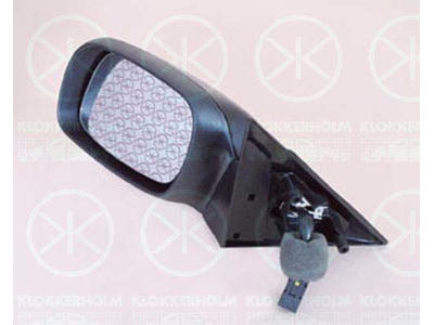 Exterior Mirror, Grained, for electric mirror adjustment, Convex, Heatable, Right