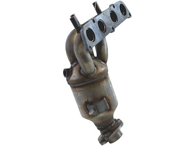 Catalytic Converter, with mounting parts, Euro 4, with environmental seal: 001