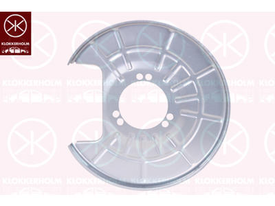 Splash Guard, brake disc, Rear Axle Left, for brake disc diameter [mm]: 315, for vehicles without sports suspension