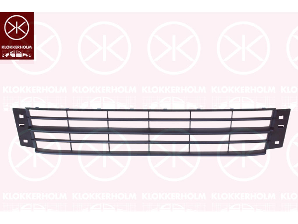 Radiator Grille, Front, dark grey, Lower Section