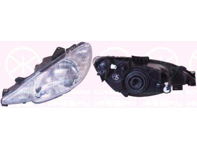 Headlight, H4, for vehicles with headlight levelling, T.Y.C, Left, Illuminance [lx]: 17.5