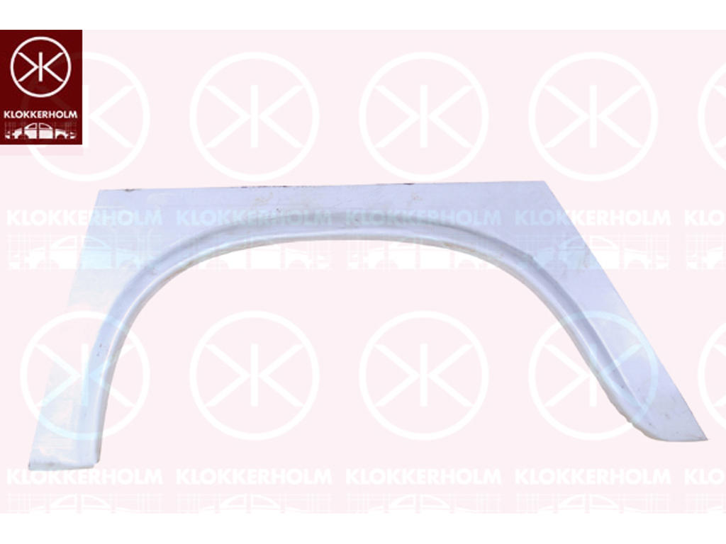 Quarter Panel, 2-dr, Wheel Arch Border, Repair Panel, Right Rear, Outer section