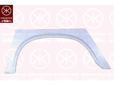 Zijwand, 2-deurs, Wiellooprand, Reparatiepaneel, Rechts achter, Buitenste deel