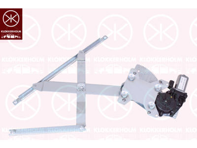 Window Regulator, without electric motor, Electric, Right Front
