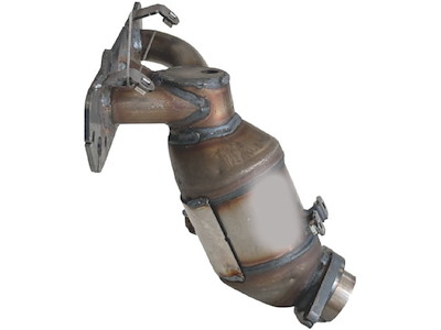 Catalytic Converter, with mounting parts, Euro 5, Emission Standard: Euro 6