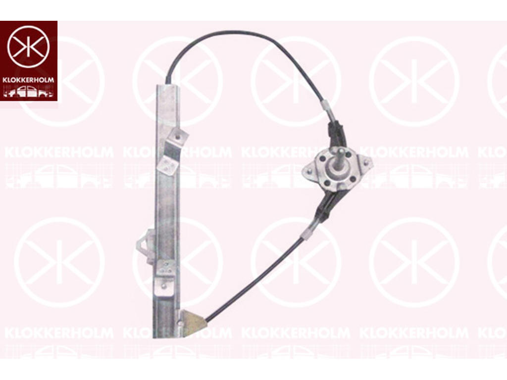 Window Regulator, 5-drs, OE-type, Manual, Right Rear