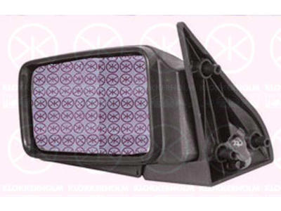 Buitenspiegel, voor elek. spiegelverstelling, Bol-vormig, Te verwarmen, Links