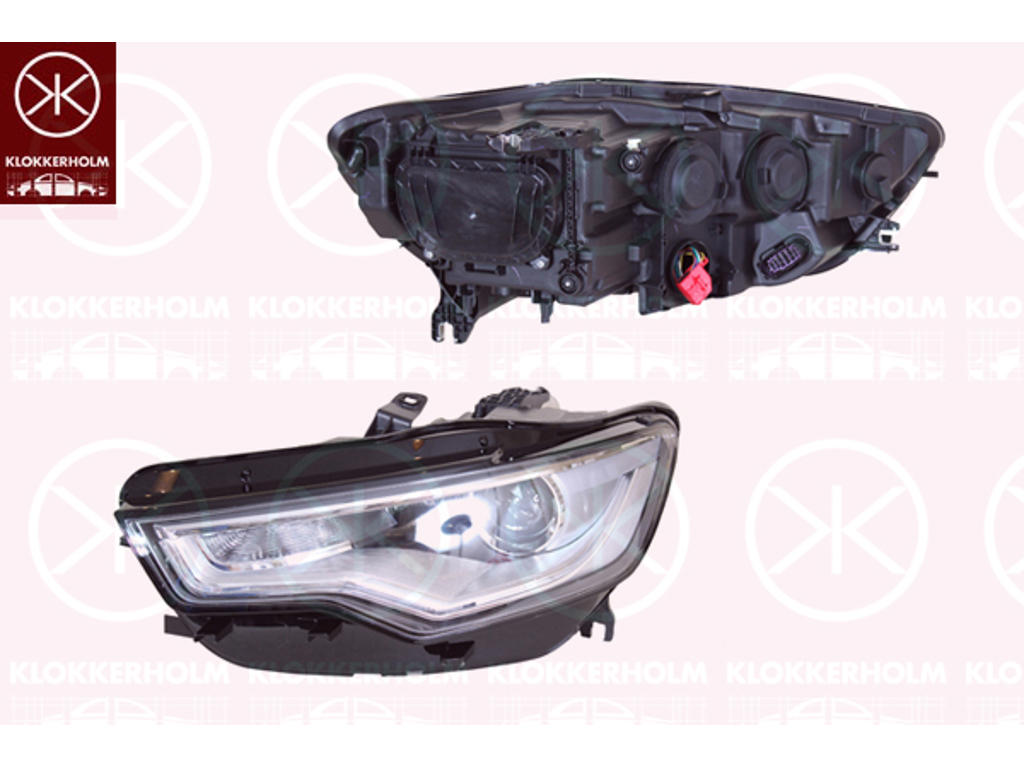 Headlight, Left, Illuminance [lx]: 17.5, Bi-Xenon, D3S/H7, with daytime running light (LED), with dynamic bending light, with motor for headlamp levelling, without control unit for Xenon