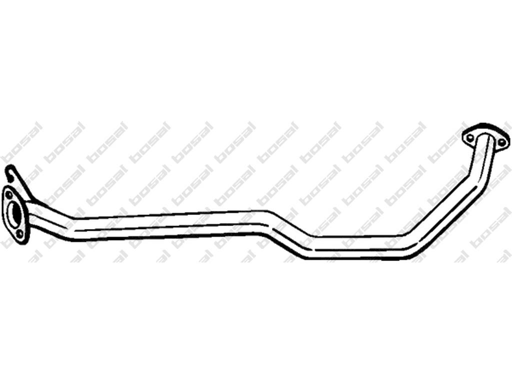 Exhaust Pipe, See accessories list for additionally required parts:  