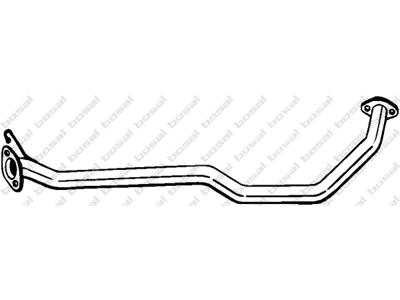 Exhaust Pipe, See accessories list for additionally required parts:  