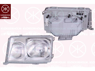 Headlight, H4/H3, for vehicles with headlight levelling, T.Y.C, Left, Illuminance [lx]: 17.5