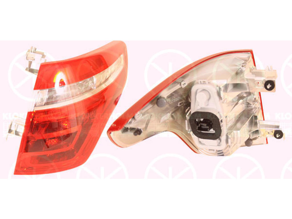 kombinuotas galinis žibintas, su lemputes laikikliu, dešine, išorinis skyrius, AL