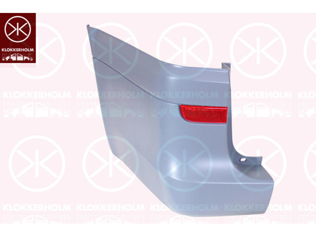 Bumper, w/primer, Right Rear